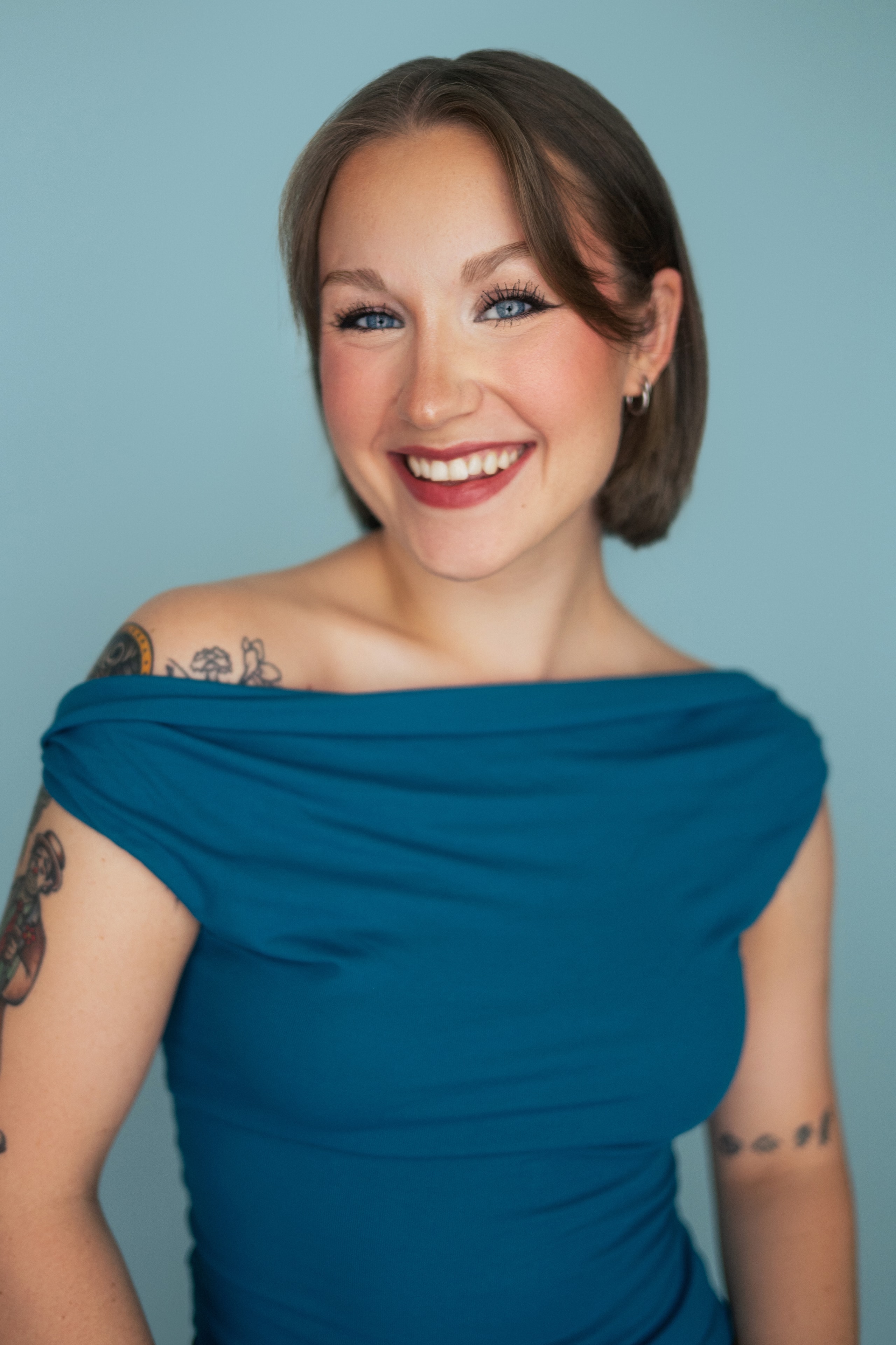 Ashley Thormahlen dancing in a studio